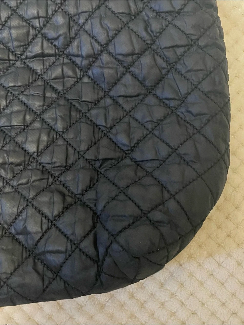 MZ Wallace Metro Quilted Black Tote medium